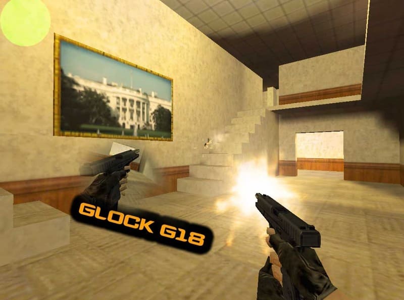 Пистолет Glock в КС 1.6